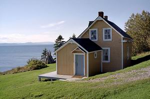 Maison traditionnelle dans le parc national Forillon