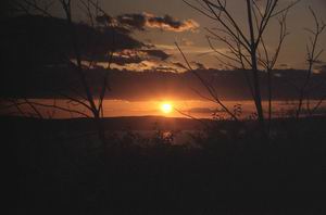 Encore coucher de soleil dans le parc national Forillon